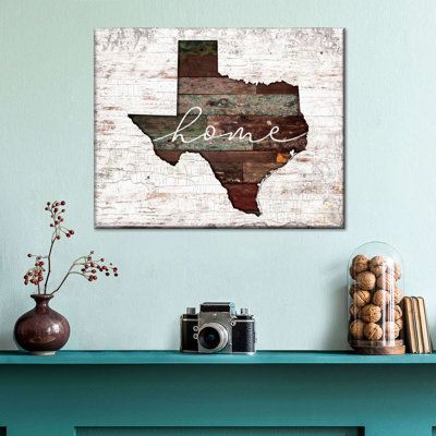 Finding the perfect canvas print or piece of wall art can transform your entire interior. Discover our stunning Texas Home Map Canvas. This high-quality, ready-to-hang piece of Beige and Gray Wooden Typography Texas Map Canvas comes in a wide variety of layouts. Explore adaptable arrangements to fit your unique space. | August Grove® Breydan Texas Home Map Canvas Print On Canvas Print | Wayfair | Home Decor Wooden Typography, Home Map, Texas Decor, Framed Flag, Texas Map, Modern Farmhouse Living Room, House Map, Texas Homes, Map Canvas