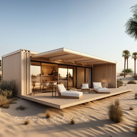 BoxHaus Designs Co. | Container Home Plans | Design Concept CA192🌿✨ 40 feet shipping container home designed with front wooden deck🔥 YES or NO?🍂 [Copyrights © 2023 Container… | Instagram Sloping Lot House Plan, Container Home Plans, Shipping Container Home Designs, Container Cabin, Modern Small House Design, Wooden Deck, Building A Container Home, Container Architecture, 2023 Design