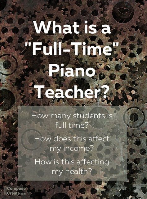 How do you know if you are a "full-time" piano teacher? Here's how to know and why it makes a BIG in your tuition, stress level, workflow, and more. #piano #teacher #teaching #studio #business #biz #policy #fulltime #parttime Piano Studio Room, Piano Fingers, Piano Teacher Resources, Teaching Music Theory, Piano Quotes, Piano Teaching Games, Learn Piano Chords, Piano Pedagogy, Teacher Work