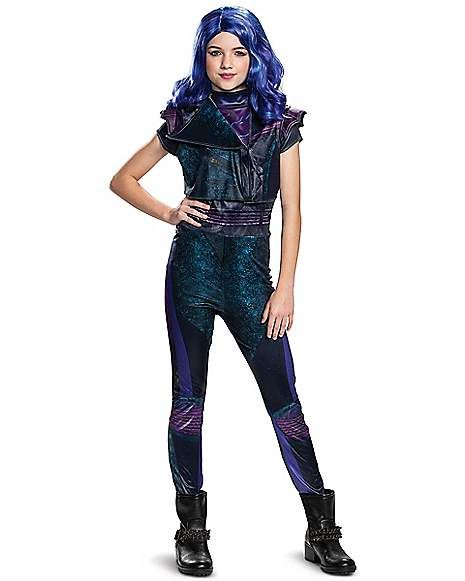 Descendants 3 Mal, Disney Descendants Costume, Kids Dress Up Costumes, Mal Costume, Disney Descendants Mal, Descendants Costumes, Disney Descendants 3, Classic Halloween Costumes, Descendants 3