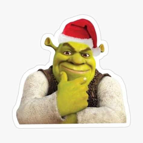 Shrek Template, Christmas Shrek, Shrek Christmas, Shrek Aesthetic, Xmas Stickers, Doll Template, Xmas Sticker, Stickers Aesthetic, Paper Doll Template