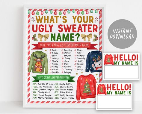 Ugly christmas sweater party