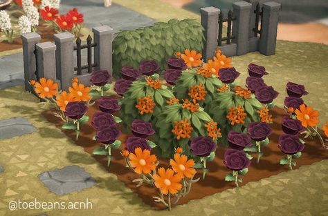 Acnh Spring, Fountain Garden, Motif Acnl, Ac New Leaf, Animal Crossing Guide, Animal Crossing Wild World, Boho Garden, Pix Art, New Animal Crossing