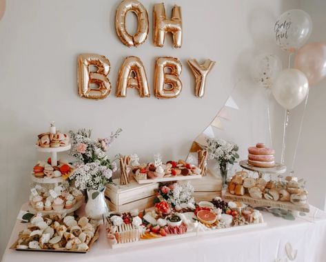 Our Baby Shower + Grazing Table – Learning with Whimsy Baby Shower Grazing Table, Table Baby, Fertility Clinic, Baby Shower Deco, Mommy To Bee, Shower Desserts, Baby Balloon, Baby Shower Desserts, Grazing Table