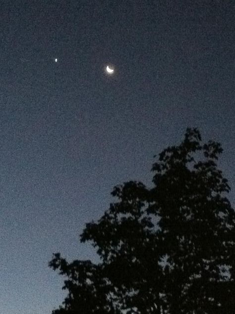 Crescent Moon and Venus in the morning sky ... 09/12/2012 Moon In Sky, Venus In The Sky, Venus Star, Sky Full, Morning Sky, Crescent Moon, Pretty Pictures, In The Morning, The Morning