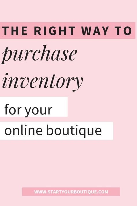 Need to buy inventory for your online boutique business? *SAVE THIS PIN* then CLICK through to read my tips to buying inventory correctly when starting or opening an online boutique website. This will make all the difference when running a successful online boutique Online Boutique Business, Starting An Online Boutique, Boutique Website, Business Bank Account, Boutique Business, Opening A Boutique, Diy Jewelry Findings, Celebrity Tattoos, Online School