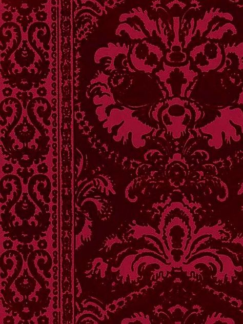 Colour of the month Many shades of Red - November — Suna & Toast - suna & toast Wallpaper Prints, Flock Wallpaper, Victorian Wallpaper, Velvet Wallpaper, St Moritz, Burgundy Velvet, Burgundy Wine, Wine Colored, Color Of The Year