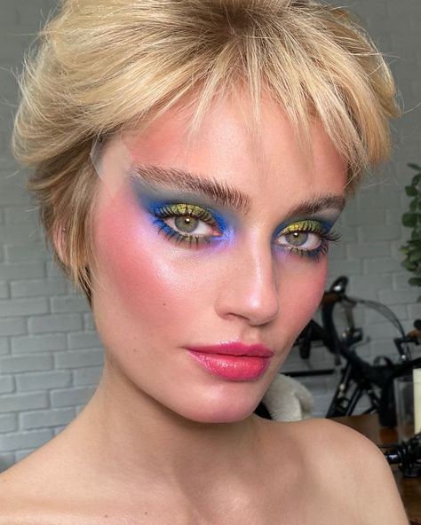 Nikki_Makeup on Instagram: “Taking you on a little trip to the 80’s. With @sofielandvik Hair by @maaritniemela_hair_ #nikki_makeup” 80s Glam Rock Makeup, 80s Eye Makeup, Ariana Grande Makeup Tutorial, Glam Rock Makeup, 80’s Makeup, Rock Makeup, Vintage Makeup Looks, Y2k Makeup, 80s Makeup