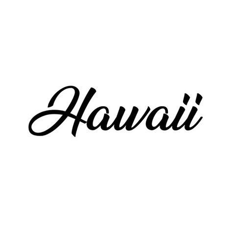 Hawaii - Calligraphy Hawaii Words, Hawaiian Font, Free Spooky Fonts, Hawaii Quotes, Hawaii Svg, Hawaii Design, Brush Lettering Practice, Lei Lei, Ig Highlights