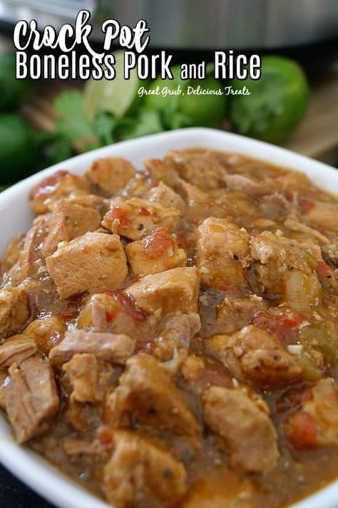 Pork And Rice Crockpot, Pork Stew Meat Crockpot Recipes, Recipes Using Pork Stew Meat, Boneless Pork Stew Meat Recipes, Pork Stew Meat Recipes Slow Cooker, Great Grub, Pork Over Rice, Pork Stew Meat Recipes, Pork And Rice Recipes