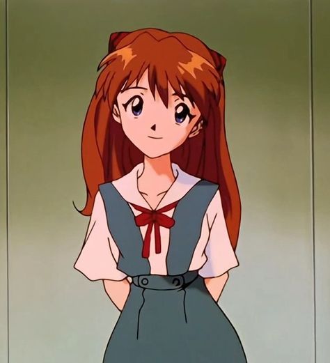 Asuka Langley Soryu, Evangelion Art, Neon Evangelion, Asuka Langley, Old Anime, Animated Icons, Neon Genesis Evangelion, All Anime, Cute Anime Couples