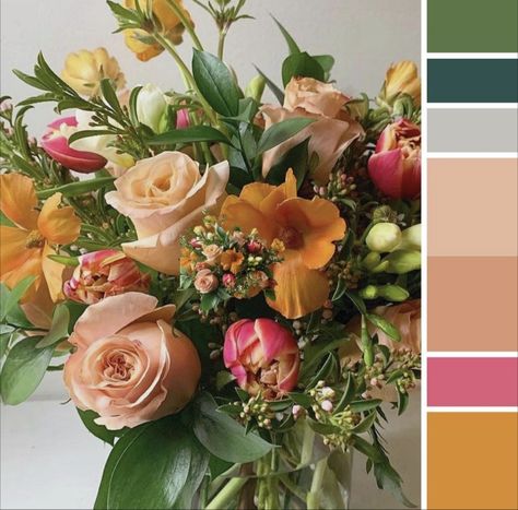 color palette for spring to summer garden vibe Late Summer Color Palette, August Color Palette, Color Palette For Spring, August Colors, Color Pallete, Summer Color Palette, Sugar Flowers, Colorful Garden, English Garden