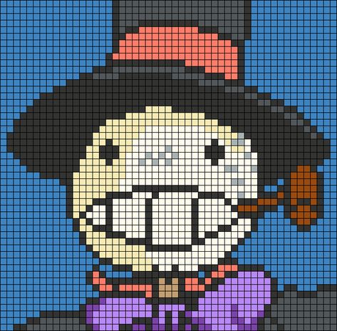 Alpha pattern #50686 | BraceletBook Crochet Graphgan Anime, Crochet Graph Patterns Studio Ghibli, Studio Ghibli Crochet Graph, Princess Mononoke Alpha Pattern, Crochet Tapestry Pattern Studio Ghibli, Crochet Alpha Pattern Studio Ghibli, Calcifer Alpha Pattern, Alpha Patterns Studio Ghibli, Crochet Tapestry Studio Ghibli