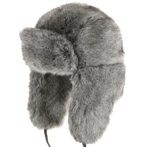 Trinity Aesthetic, Fur Trapper, Fur Trapper Hat, Xmas Wishlist, Grey Fur, Trapper Hat, Trapper Hats, Mountain Man, Winter Hat