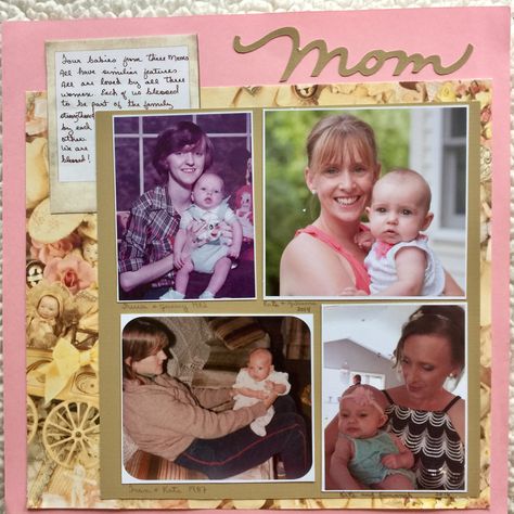 Scrapbook Ideas For Mom Birthday, Scrapbook For Mom From Daughter, Scrapbook For Parents, Scrapbook Ideas For Daughter, Mom Scrapbook Ideas, Memory Collage Ideas, Scrapbook Ideas For Mom, Scrapbook For Mom, Memory Collage