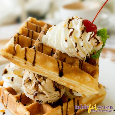 Pioneer Woman Belgian Waffle Recipe - Table for Seven Pioneer Woman Waffles, Belgian Waffle Iron Recipes, Belgium Waffle Recipe, Belgian Waffle Recipe, Waffle Cone Recipe, Belgian Waffles Recipe, Easy Waffle Recipe, Waffle Iron Recipes, Belgium Waffles