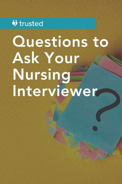 Nursing interviews can be a source of stress for just about anyone, and it may feel like there’s a lot riding on your answers to questions for nursing interviews. In the midst of your preparation, however, don’t forget that the questions you ask at the end of an interview can say a lot about you; oftentimes, just as much, if not more, than your answers to your own new grad nurse interview questions! #nurse #nursingjobs #nurseinterview Cna Interview Questions, Nurse Interview Questions, Nurse Interview, Nursing Interview Questions, Radiology Nursing, Cna Jobs, Nursing Interview, Triage Nursing, Interview Questions To Ask