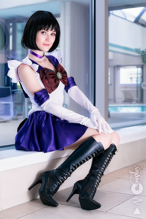 Sailor Saturn by Ayashii on deviantART Sailor Moon Saturn, Saturn Cosplay, Sailor Saturn Cosplay, Sailor Moon S, Moon Cosplay, Cosplay Idea, Nice Boots, Naoko Takeuchi, Cosplay Photography