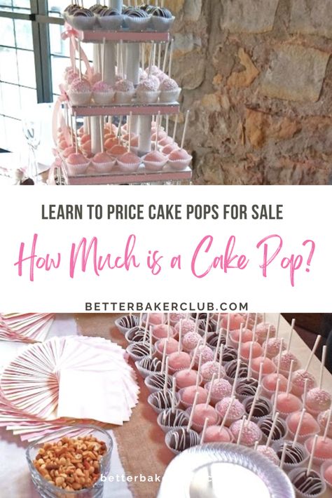 Cake Pop Prices, Wedding Cake Balls, Selling Baked Goods, Starbucks Cake Pops, No Bake Cake Pops, Starbucks Cake, Custom Cake Pops, Cake Pop Designs, Cake Pop Decorating