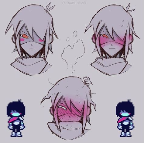 Cartoonist Art Style, Kris X Berdly Deltarune, Kris And Berdly Deltarune, Kris X Berdly, Wade Elemental Fanart, Deltarune Kris Fanart, Kris Deltarune Fanart, Deltarune Fanart Kris, Kris X Y/n Deltarune