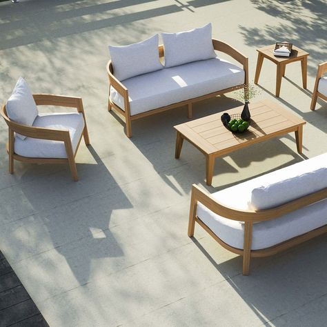 Outdoor lounge area