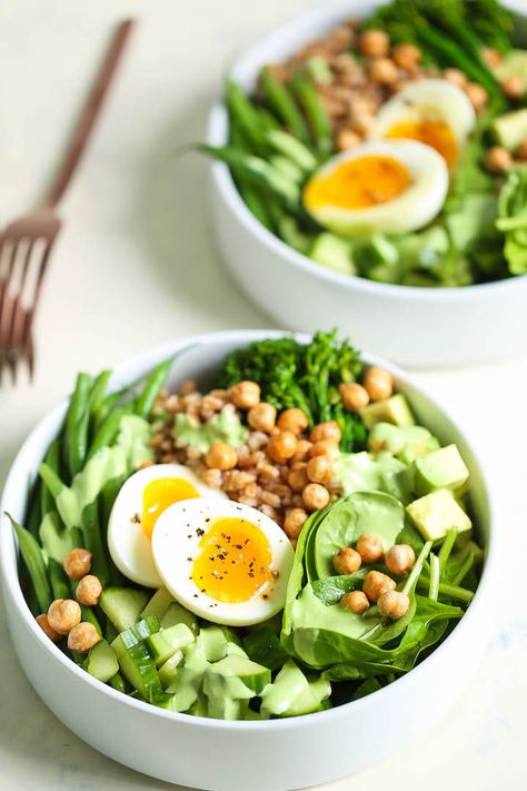 Goddess Bowls, Buddha Bowl Sauce, Elegant Dishes, Cucumber Avocado, Healthier Options, Detox Soup, Easy Summer Meals, Grain Bowl, Green Goddess