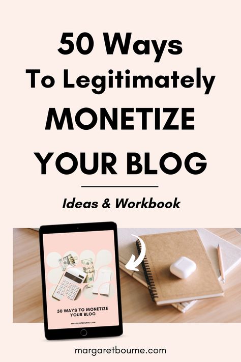 Need inspiration for ways to monetize your blog? I share 50 ways to make money blogging in this idea list and workbook that will get you started with a monetization plan. Download this FREE resource and get started today! Flexible Jobs, Ways To Make Money, Free Resources, Money Making, Make Money Blogging, Work From Home Jobs, Money Blogging, Money From Home, Money Tips