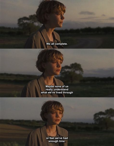 We can’t escape from the fact that we only have a limited amount of time.~ Never Let Me Go Never Let Me Go Quotes, Never Let Me Go Movie, Hair Goal, Movies Quotes Scene, Septième Art, Never Let Me Go, Movie Lines, Film Inspiration, Film Quotes