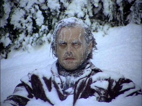 Frozen Jack from The SHINING Jack Nicholson The Shining, Films Quotes, Human Centipede, Happy Memes, Winter Survival, Septième Art, Film Horror, The Boogeyman, Fallout 3