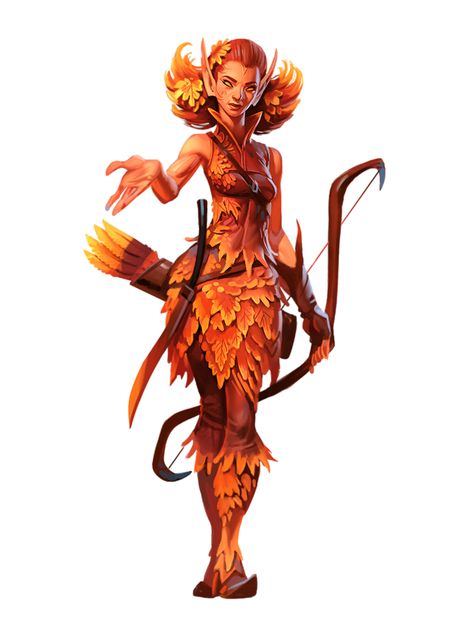 Eladrin of Autumn - Pathfinder PFRPG DND D&D 3.5 5E 5th ed d20 fantasy Dungeons And Dragons Art, Bow And Arrow, Fantasy Races, Dungeons And Dragons Characters, Dnd Art, Arte Fantasy, Fantasy Rpg, Fantasy Inspiration, Medieval Fantasy