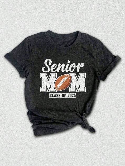 **Celebrate Your Senior with Pride: Class of 2025 Senior Mom Shirt!**  Show off your pride and support with our Class of 2025 Senior Mom Shirt, crafted especially for the incredible senior moms who are cheering their kids on through their final high school year. Whether you're at a football game, volleyball match, or soccer tournament, this shirt is the perfect way to display your unwavering support.  Made from high-quality fabric, this shirt offers all-day comfort and durability. It features a standout design with the words "Senior Mom" and "Class of 2025" prominently displayed, celebrating both your senior's achievements and your role in their journey.  With eye-catching graphics and bold fonts, this shirt is designed to make a statement. Whether your child excels in soccer, football, or Senior Mom Shirt, Casual Home Outfits, Volleyball Match, Cheer Mom Shirt, Soccer Tournament, Volleyball Mom Shirts, Cheer Mom Shirts, Soccer Mom Shirt