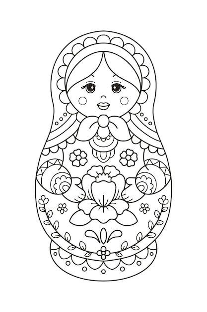 Nesting Dolls Drawing, Matryoshka Doll Art, Halftone Design, Doll Drawing, Babushka Dolls, Russian Folk Art, Matryoshka Doll, Russian Nesting Dolls, Russian Doll