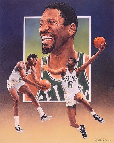 John Havlicek, Bob Cousy, Sport Pictures, Basketball Stuff, Celtics Basketball, Bill Russell, Avengers Art, Football Illustration, Nba Art