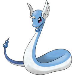 Dragonair - #148 - Dragon Type All 151 Pokemon, Dratini Pokemon, Latios Pokemon, Pokemon Fire Red, Dragon Type Pokemon, Hyrule Castle, 151 Pokemon, Pokemon Firered, Pokemon Official