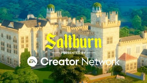 SALTBURN | NO CC | TIER PLATINO | PUBLIC ACCESS 20.FEB.2024 | Patreon Sims 4 Palace, Sims 4 Castle, Sims 4 Villa, Sims 4 Wedding Decor, Castle Estate, Small Castles, Castle Wedding Venue, Gothic Castle, Sims 4 Builds