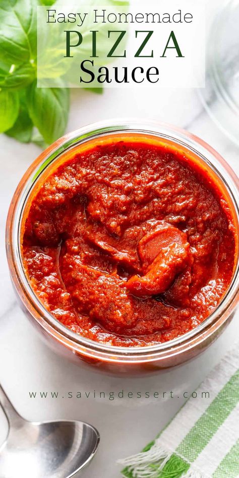 Tomato Sauce Pizza Sauce, Homemade Pizza Sauce With Tomato Sauce, Diy Pizza Sauce, Tomato Pizza Sauce Recipe, Best Pizza Sauce Recipe, Pizza Night At Home, Quick Pizza Sauce, Pizza Dipping Sauce, Homemade Stromboli