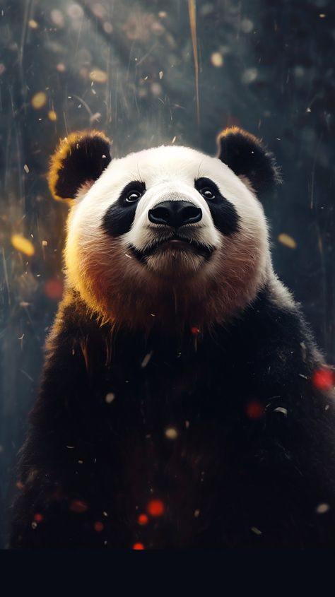 Panda Portrait, Beautiful Scenery Photography, Eagle Pictures, Panda Bears, Cellphone Wallpaper Backgrounds, Animal Portraits, Panda Love, Design Tshirt, Smartphone Wallpaper