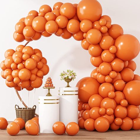 #balloon #arch #balloonarch #orange #party #decoration #partydecoration #birthday #kids #college #osu #oklahoma #football #graduation #celebrate #celebration Balloons For Birthday, Orange Balloons, Garland Arch, Latex Balloons, Arch, Balloons, Birthday Party, Baby Shower, Shower