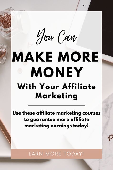 affiliate marketing, make more money affiliate marketing, affiliate marketing courses, make money online Top Business Ideas, Make Money With Affiliate Marketing, Learn Affiliate Marketing, Affiliate Marketing Course, Affiliate Marketing Strategy, Affiliate Marketing Business, Marketing Course, Marketing Training, Affiliate Marketer