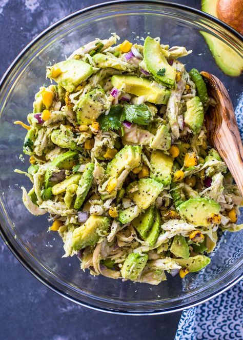 Avocado Chicken Salad Recipe, Chicken And Avocado, Avocado Chicken, Zucchini Squash, Chicken Zucchini, Stuffed Avocado Healthy, Avocado Chicken Salad, Chicken Avocado, Avocado Recipes