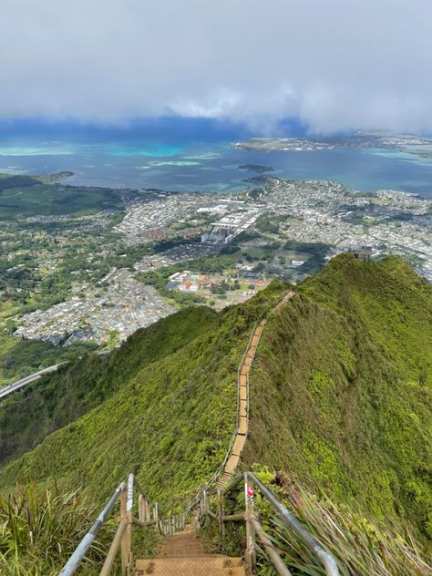 Hawaii, Stairway to Heaven, hike, Oahu, outdoors,  heights Stairway To Heaven Hawaii, Stair Way, Way To Heaven, On Top Of The World, Stairway To Heaven, Oahu Hawaii, To Heaven, Top Of The World, Honolulu