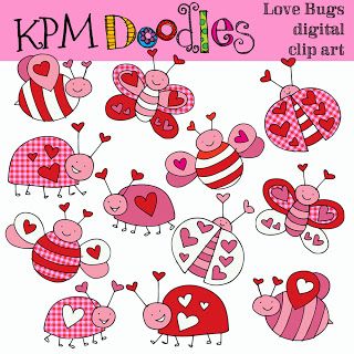 KPM Doodles: February already!!!! Bugs Drawing, Ladybug Crafts, Bug Art, Doodle Coloring, Love Bug, Love Bugs, Valentine Day Love, Free Clip Art, Valentine Crafts