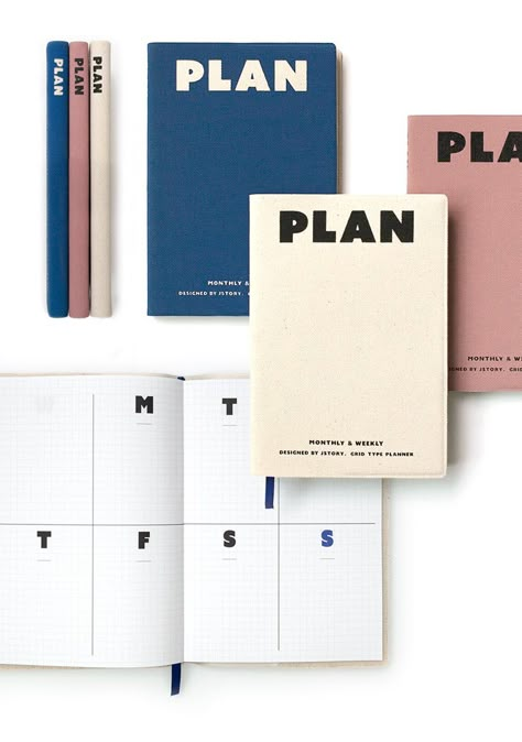 Grid Plan, Dateless Planner, Diary Design, 달력 디자인, Notebook Cover Design, 타이포그래피 포스터 디자인, Stationary Design, Yearly Planner, Calendar Design