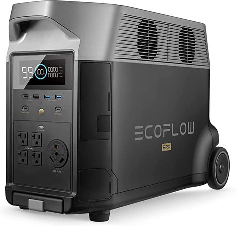 Amazon.com : EF ECOFLOW DELTA Pro Portable Home Battery(LiFePO4), 3.6KWh Expandable Portable Power Station, Huge 3600W AC Output, Solar Generator (Solar Panel Not Included) For Home Backup, RV, Travel, Outdoor Camping : Patio, Lawn & Garden Generator For Home, Generators For Home Use, Solar Powered Generator, Repair Videos, Home Panel, Electric Generator, Dual Fuel Generator, Generator House, Portable Power Station