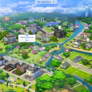 BETTER MAPS - Download (Update)! | Arnie on Patreon Willow Creek Map Replacement, Los Sims 4 Mods, The Sims 4 Packs, Sims 4 Body Mods, Tumblr Sims 4, Play Sims, Casas The Sims 4, Sims Building, Sims 4 Gameplay