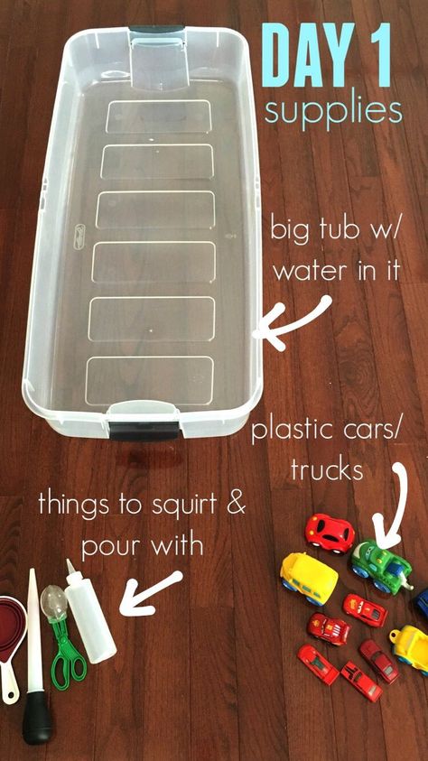 Toddler Approved!: 10 Days of Simple Toddler Activities Challenge Simple Toddler Activities, Toy Car Wash, Water Play Activities, Big Tub, Toddler Car, Easy Toddler Activities, Simple Activities, Challenges Activities, Drip Drop