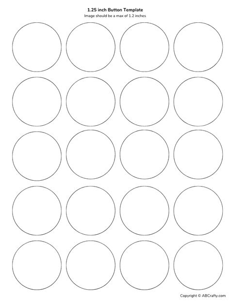 Button Template in 4 Sizes - Free Download - AB Crafty 58mm Pin Template, Printable Buttons Template, Button Maker Template, Button Pin Template, Pin Templates Free, Pin Maker Template, Badge Ideas Design, Button Templates Free Printable, Button Pin Design Ideas Printable