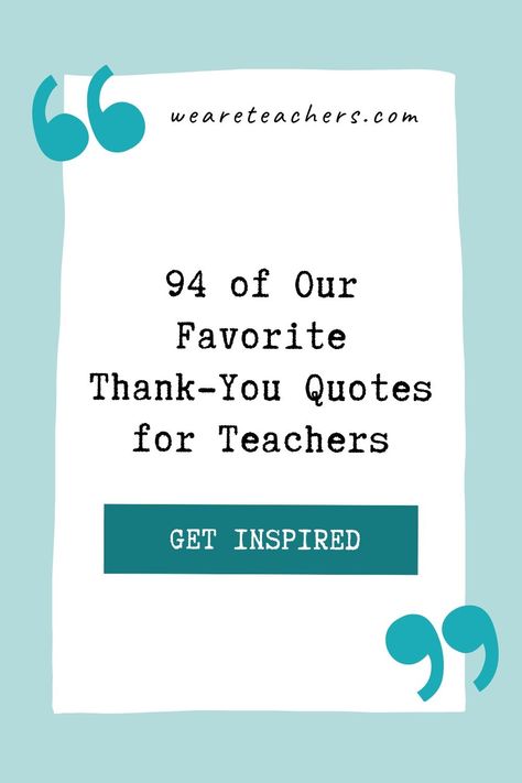 Show your gratitude for hardworking educators with these teacher appreciation quotes for teachers. You will want to share them every year! Words Of Affirmation For Teachers, Quotes Teachers Inspirational, Thankful For Teachers Quotes, Teacher Quotes From Students, Words For Teachers Appreciation, Teacher Appreciation Quotes Gratitude, Sayings About Teachers, Best Teacher Quotes From Students, Positive Teacher Quotes