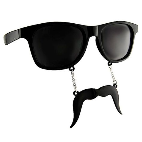 The Fu Manchu Fu Manchu, Sunglass Lenses, Gag Gifts, Used Clothing, Look Cool, Costume Accessories, Mirrored Sunglasses, Cool Style, Square Sunglass