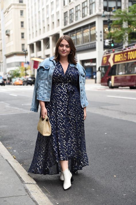 Blue Outfit Plus Size, Plus Size Herbst, Plus Size Street Style, Plus Size Black Dresses, Sukienki Plus Size, Leandra Medine, Mode Kimono, Plus Size Fall Fashion, Plus Size Fall Outfit